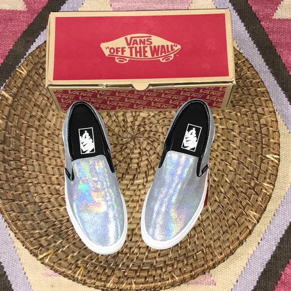 matte iridescent vans
